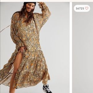 Free People Feeling Groovy Maxi Dress - size S